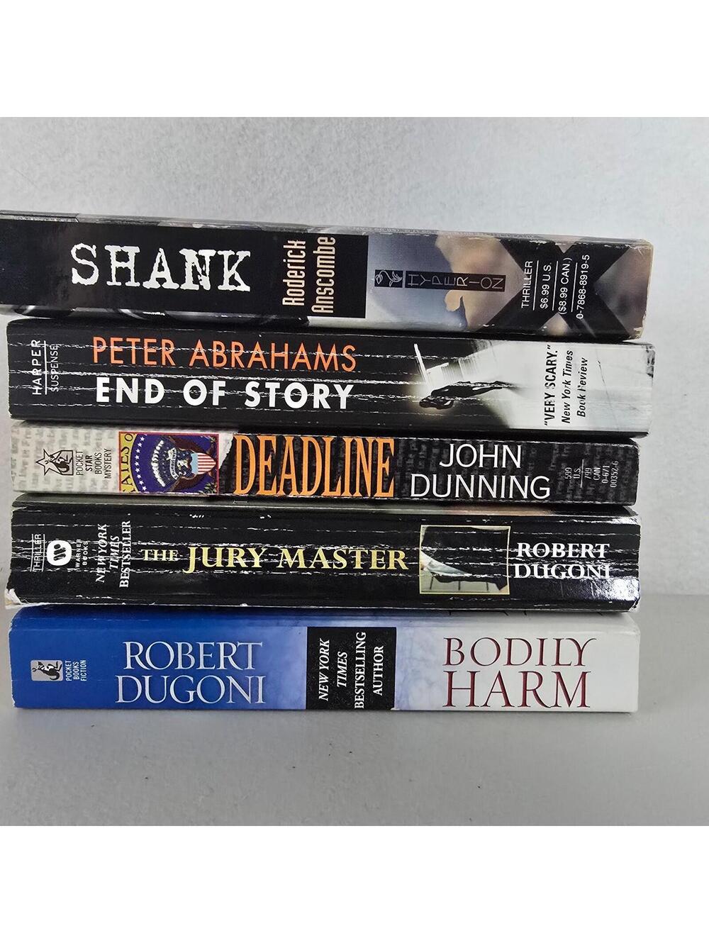 5 Legal Crime Thriller Books Fiction Mystery Suspense FBI Dugoni Dunning Abraham